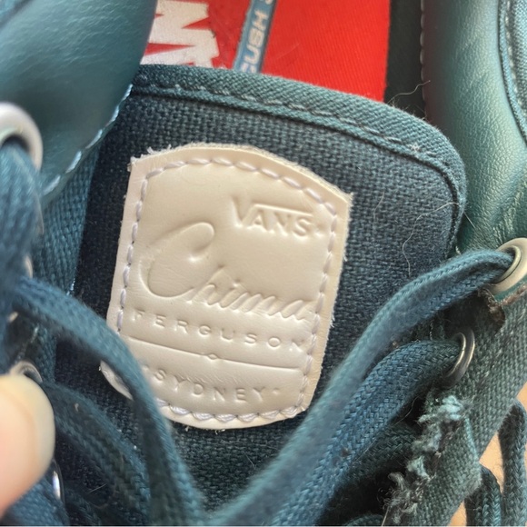 Rare Vans Dark Teal Suede China Ferguson Pro Board Sneakers 500714 Size 8 Men’s - Picture 8 of 10